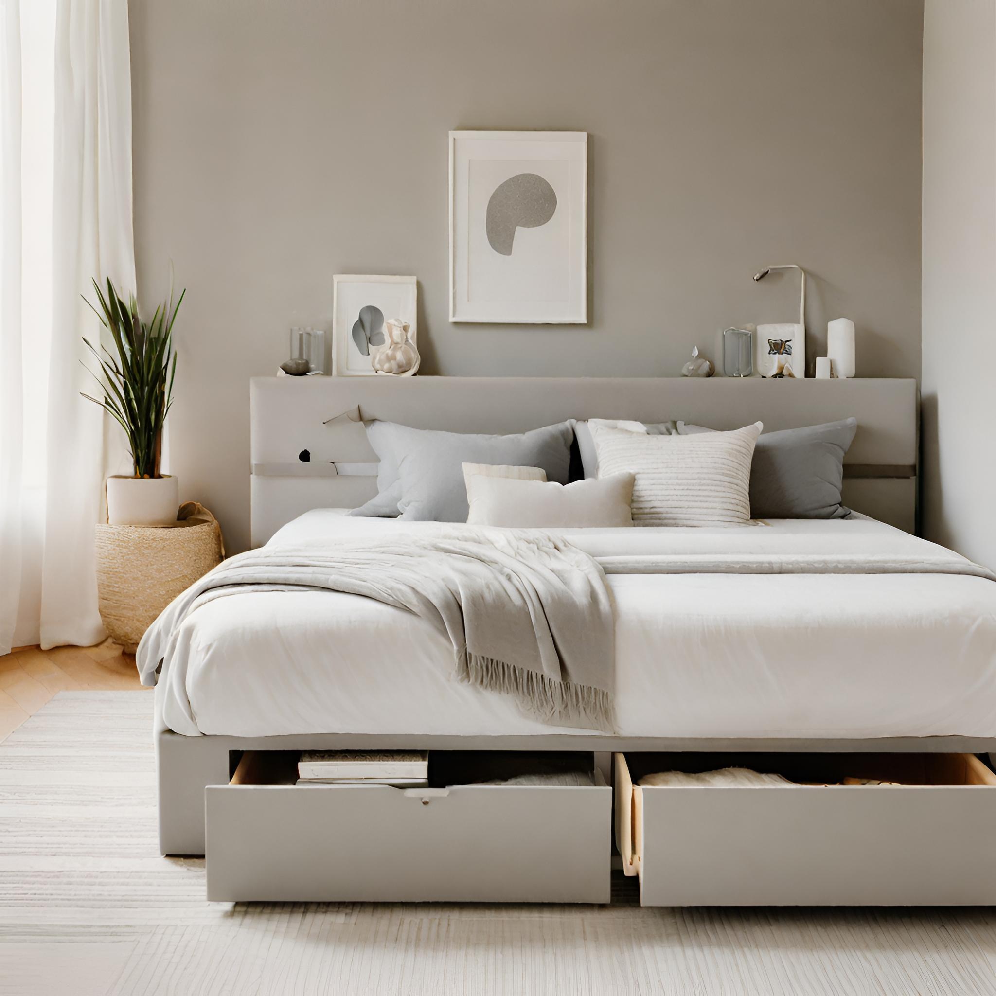 5 praktických rád ako v malej spálni vytvoriť dostatok úložného priestoru