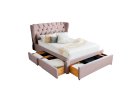Čalúnené manželské postele 160x200 s úložným priestorom